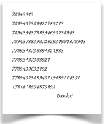 Zahlenreihen 1.11.22