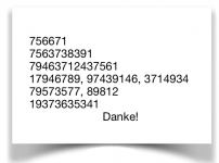 Zahlenreihen Politik