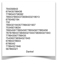 Zahlenreihen 24.9.22