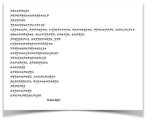 Zahlenreihen 12.9.22