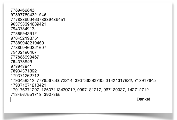 Zahlenreihen Himmel2