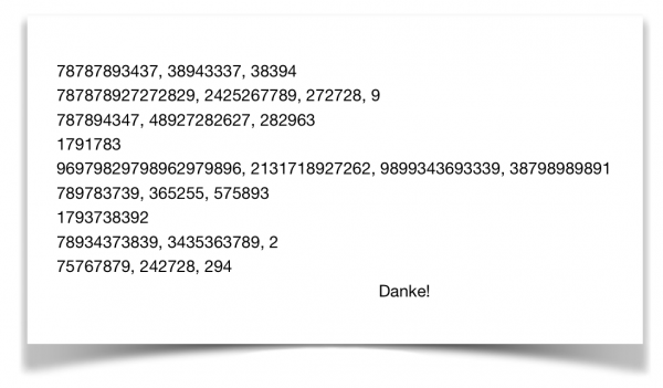 Zahlenreihen Moderne Gesundheit 14.10.2020